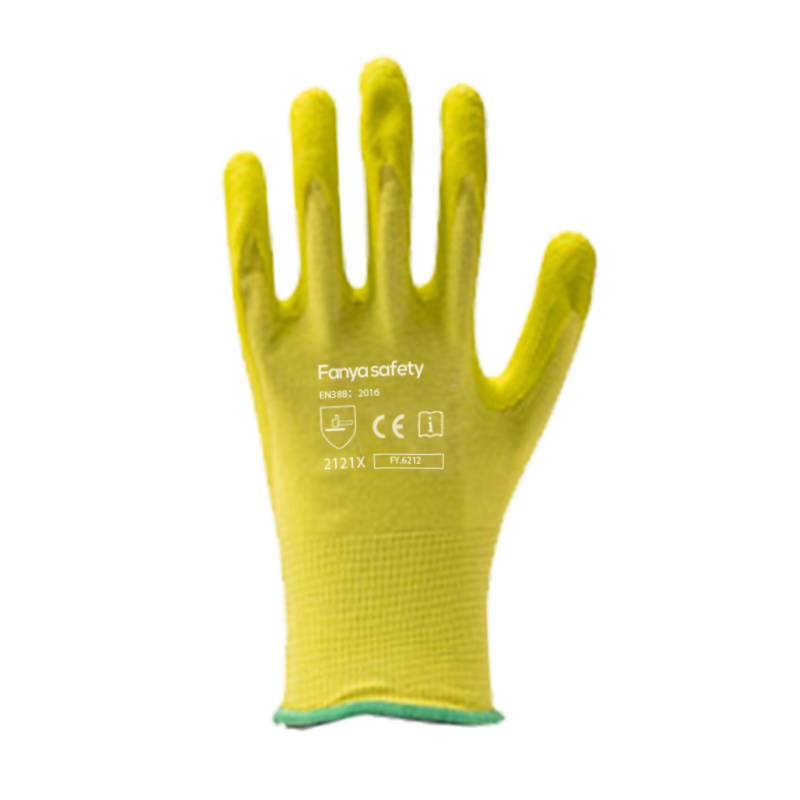 Poliéster 13G con revestimiento de látex de espuma. Poliéster 13G con revestimiento de látex de espuma.