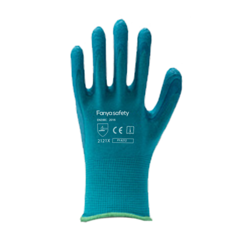 Poliéster 13G con revestimiento de látex de espuma.