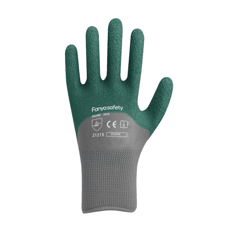 Poliéster 13G con revestimiento de látex. Poliéster 13G con revestimiento de látex.